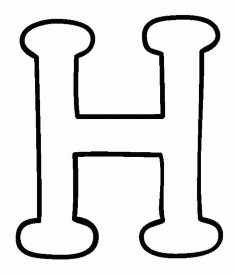 Resultado De Imagen De Letras Para Colorear H Letters Alphabet