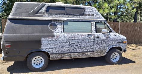 Camper Van For Sale 1987 Chevy Conversion Van Custom Interior