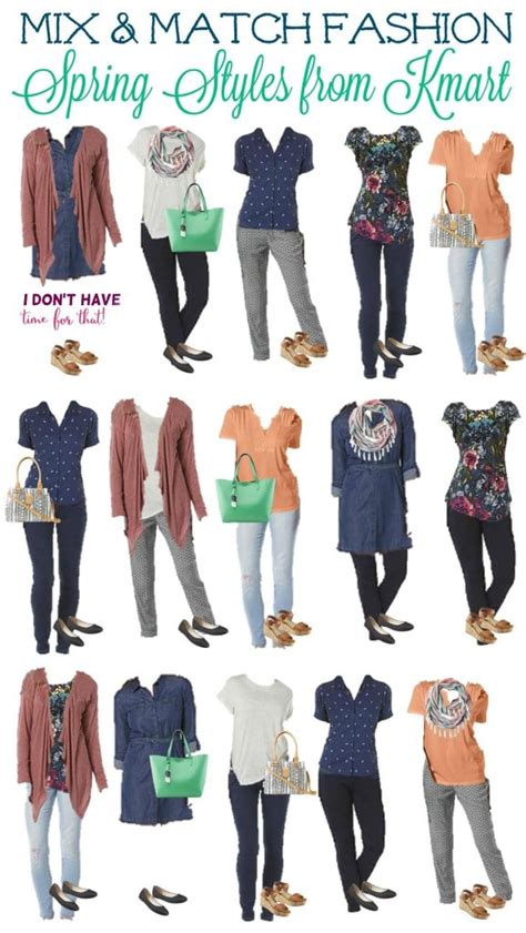 Spring Mix And Match Budget Wardrobe From Kmart I Dont Have Time