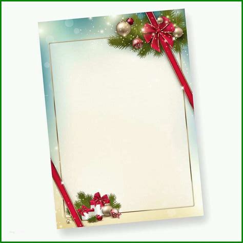 Die weihnachtszeit ist dazu eine hervorragende gelegenheit. Wunderbar Weihnachtsbriefpapier Vorlagen Kostenlos ...