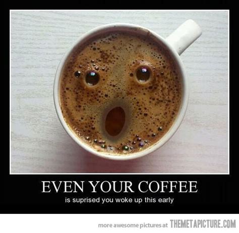 Funny Coffee Face Surprised Mug