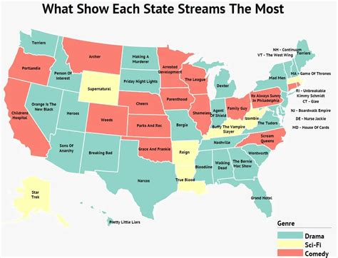 This Amazing Map Shows What Each State Is Currently Binge Watching On