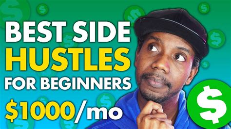 the 5 best side hustles for beginners who are broke youtube