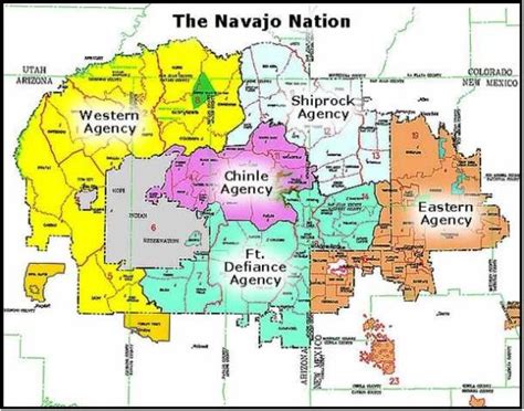 The Navajo Nation Geography And Agencies Native American Jewelry Tips