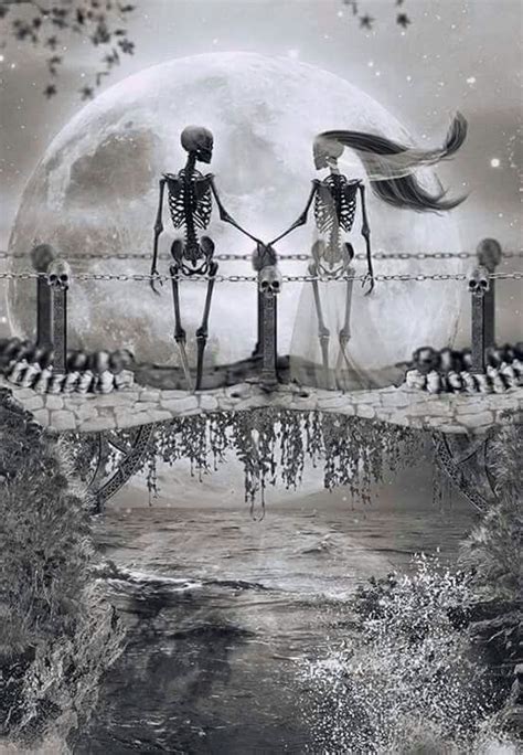 Couple Dark Art Skeleton Art Skull Art