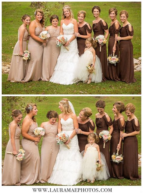 Brown And Cream Wedding Party Brown Wedding Chocolate Brown Wedding