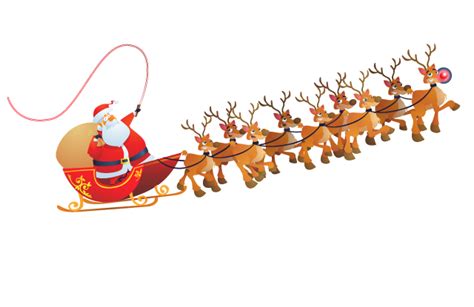 Santa Clauss Reindeer Png Transparent Image Download Size 640x415px