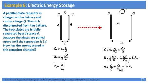 Capacitors Energy Stored In A Capacitor Youtube
