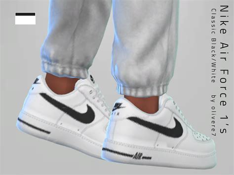 Olivere7s Nike Air Force 1s Sims 4 Toddler Sims 4 Cc Shoes Sims 4