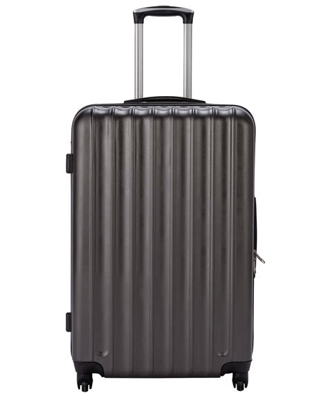 Large 4 Wheel Hard Suitcase Charcoal Reviews