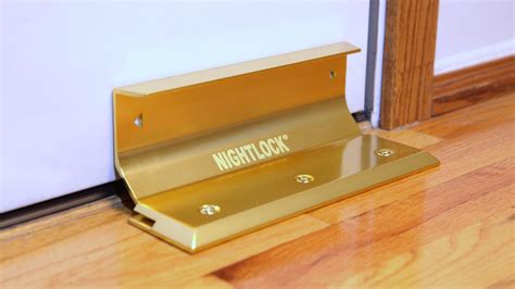 Do not request wood chips if you do not want them. NIGHTLOCK Original door brace can stand up to serious ...