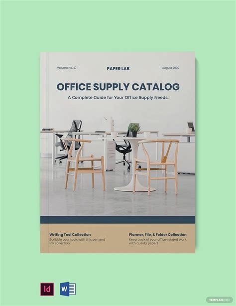 Office Supply Catalog Template Download In Word Pdf Indesign