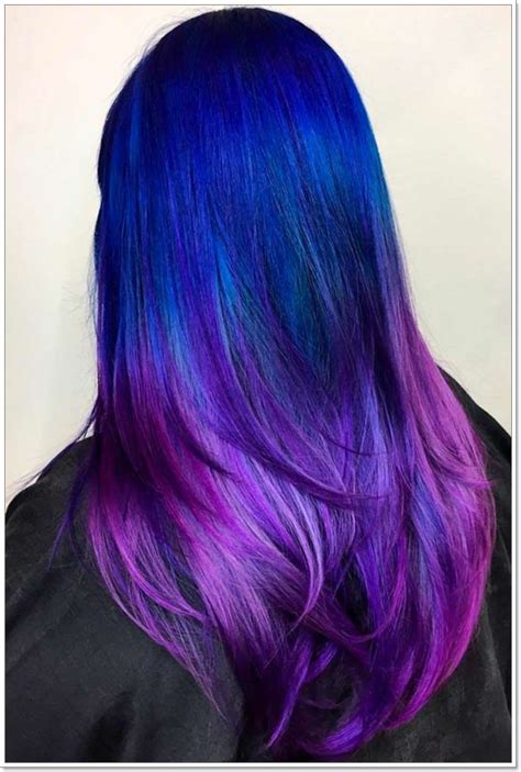 40 versatile ideas of purple highlights for blonde, brown and red hair. 115 Extraordinary Variations of Blue and Purple Hair For You