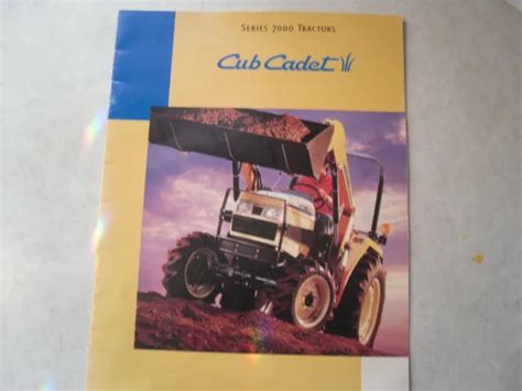 Cub Cadet Series 7000 Tractor Brochure 1999 E12 1995 Picclick