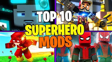 Top 10 Best Superhero Mods In Minecraft Minecraft Youtube
