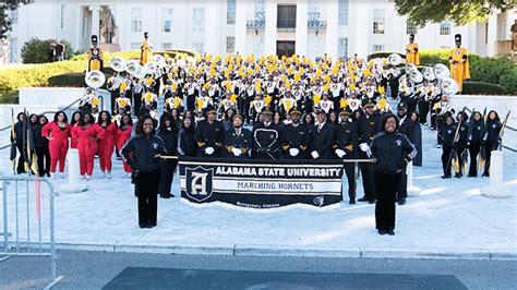 .attend alabama state university in the fall to play trumpet in the mighty marching hornets band. President Gerald Freeny Invites Two HBCU Marching Bands to ...