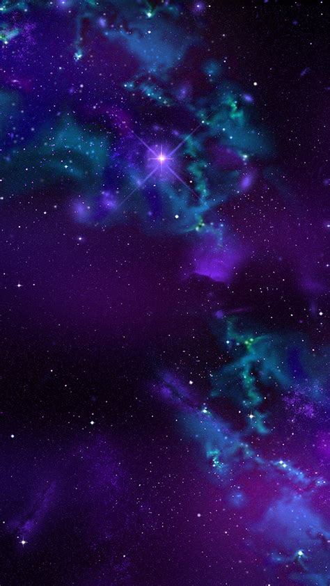 Purple Galaxy Wallpaper Iphone