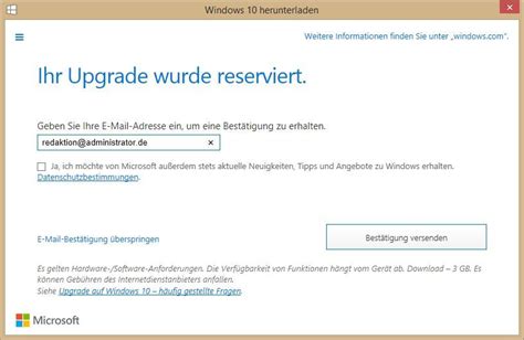 Windows 10 So Funktioniert Das Kostenlose Upgrade Administrator