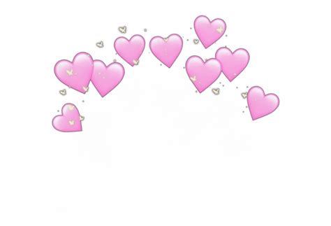Aesthetic Pink Heart Emoji Transparent Largest Wallpaper