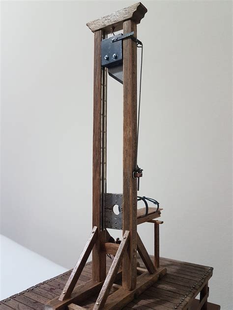 Handmade French Guillotine Functional Scaffold High Quality Etsy