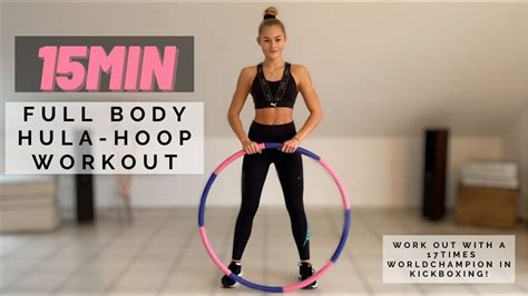 15 Min Hula Hoop Workout Full Body With Music No Talking