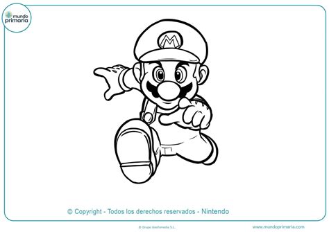Dibujos De Mario Bros Para Colorear Mundo Primaria