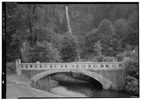 The Multnomah Creek Bridge On The Historic Columbia River Highway