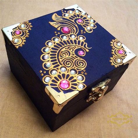 Simple Box Design For My Niece 💙💗💛 Henna Canvas Henna Art Henna