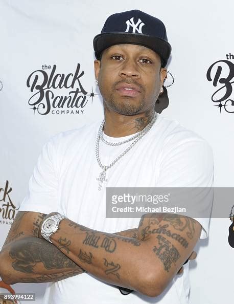 Allen Iverson Attends Baron Davis Hosts Black Santa Celebrity News