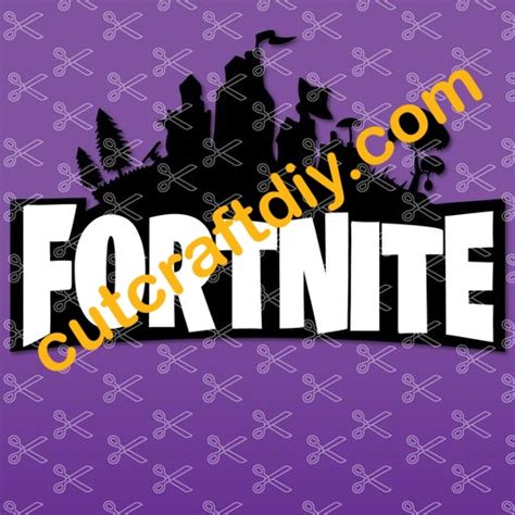 Fortnite SVG and DXF Cut Files for Cricut and Silhouette