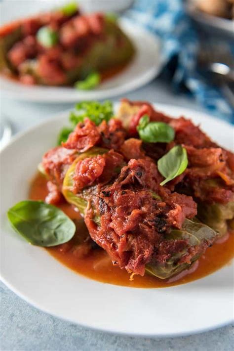 Nana S Golabki Polish Stuffed Cabbage Rolls The Crumby Kitchen