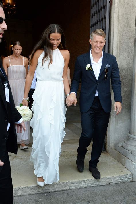 ANA IVANOVIC and Bastian Schweinsteiger at Wedding Ceremony in Venice