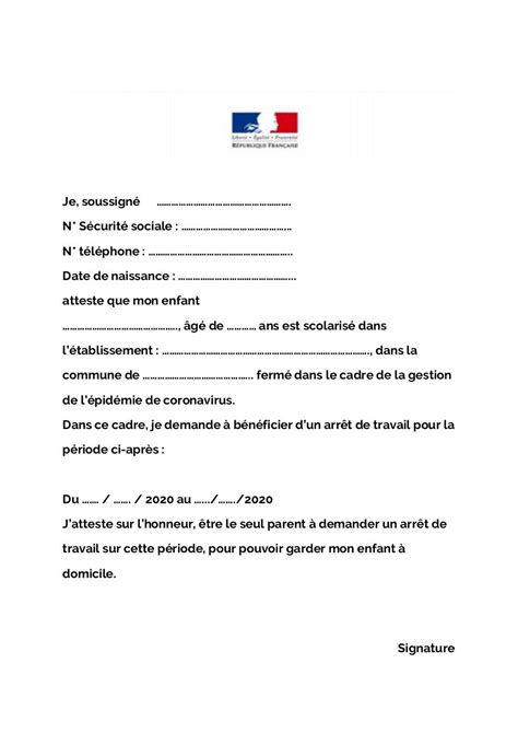 Attestation Sur L Honneur Modele Pdf Modele De Lettre Type Photos