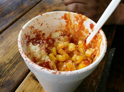 Corn In A Cupmayo Parmesan Cheese Lime And Lucas Chili Powder Yelp