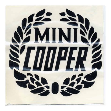 Decal Mini Cooper Wreath Die Cut Vinyl Msa112x Seven Classic Mini
