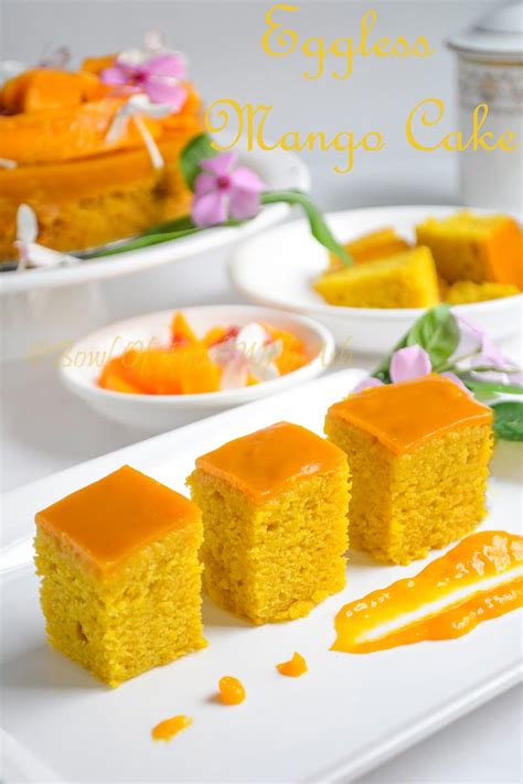 Bowl Of Food With Ash Eggless Mango Cake Recipe How To Make Eggless
