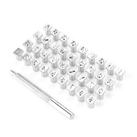 1 Box Of 36 Letter And Number Stamp Sets Metal Stamping Tools For