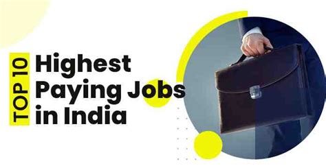 Top 10 Highest Paying Jobs In India 2023