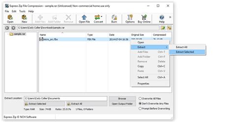 In extracting archive files, select an archive file (zip, rar, 7zip, zipx, dmg, etc.) from your computer, google drive, or dropbox, and upload it to the evano platform. How to Extract RAR Files