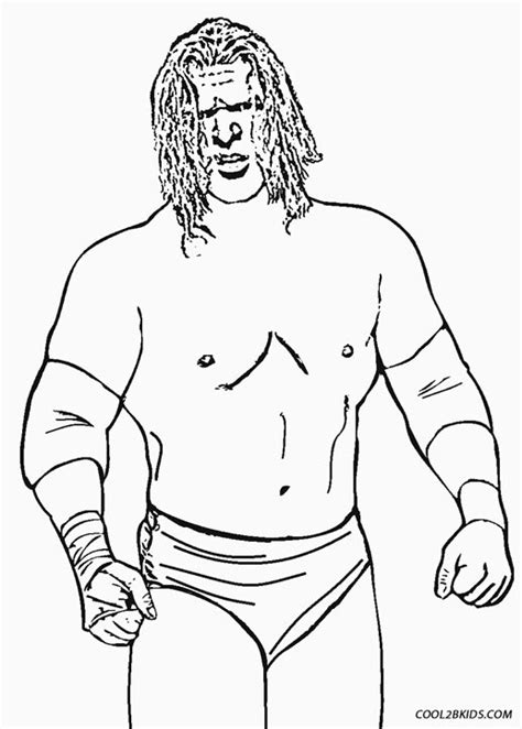 Dibujos de WWE para colorear Páginas para imprimir gratis