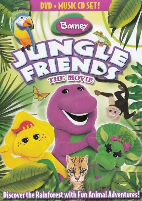 Barney Jungle Friends The Movie Dvd Mus New Dvd £1289 Picclick Uk