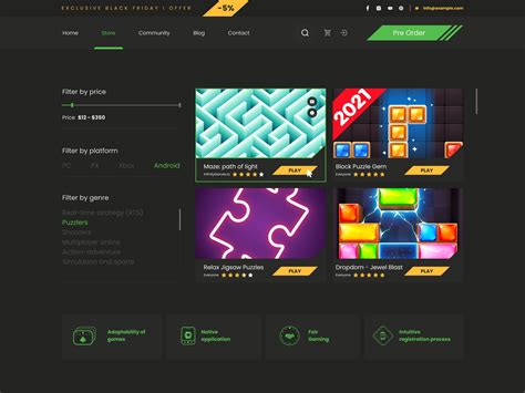 Gaming Store Uxui Design Concept By Vitaliy Rabchevskiy On Dribbble