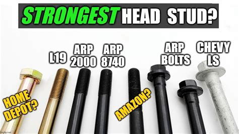 Home Depot Ls Head Bolts 12ton Dyno Charts Of Arp Oem L19 And More