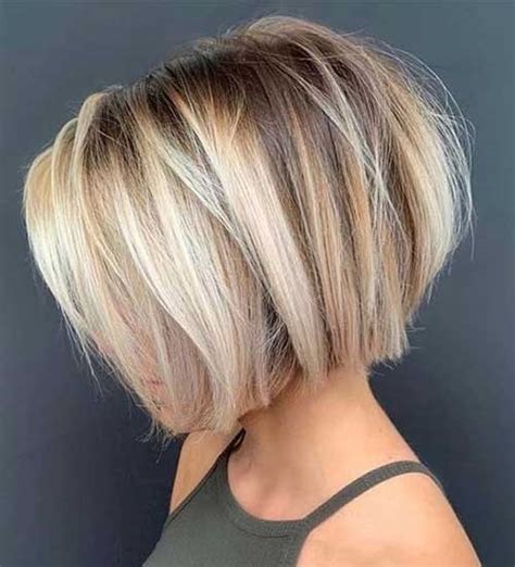 Damen frisuren frisuren 2018 bob stufig trends bob frisuren. Pin on Kurze Frisuren
