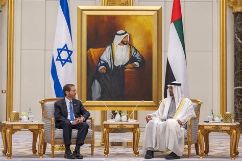 Uae Israeli President Isaac Herzog Begins First Ever Visit To Gulf