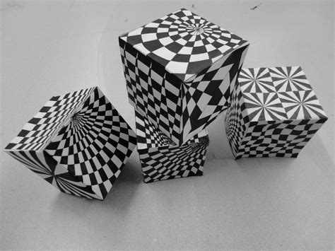 Art Mash Op Art Cubes
