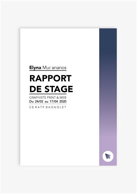 Substantiel Matrone ça Ira Rapport De Stage Design Perforation