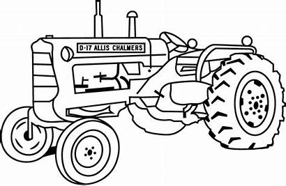 Allis Chalmers Clipart Tractor Drawing Tractors Ford