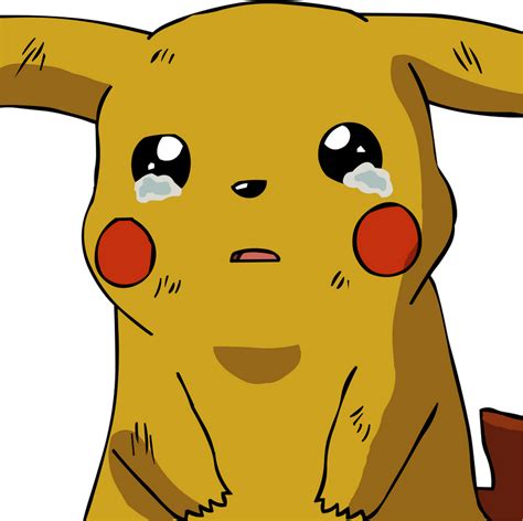 Pikachu Crying By Twistedfevercomics On Deviantart