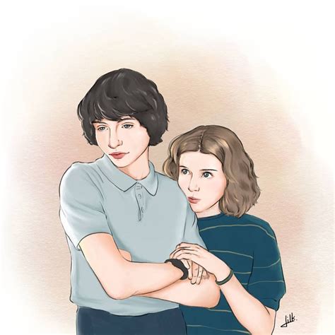 Stranger Things Mike And Eleven By Alwayssketch Finn Wolfhard Millie